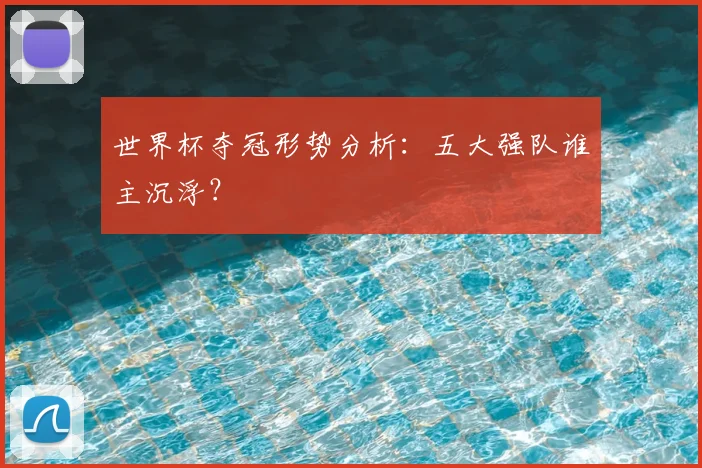 世界杯夺冠形势分析：五大强队谁主沉浮？